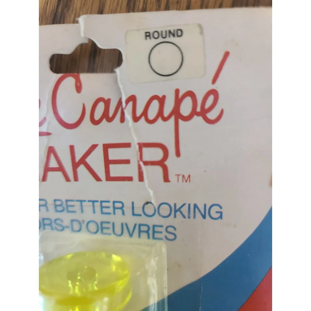 Le Canapé Maker & Chef's Garnishing Booklet Vintage
